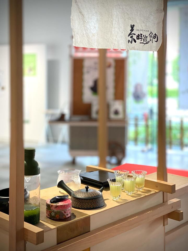 黄金の茶室と福岡のお茶 日本茶ケータリング