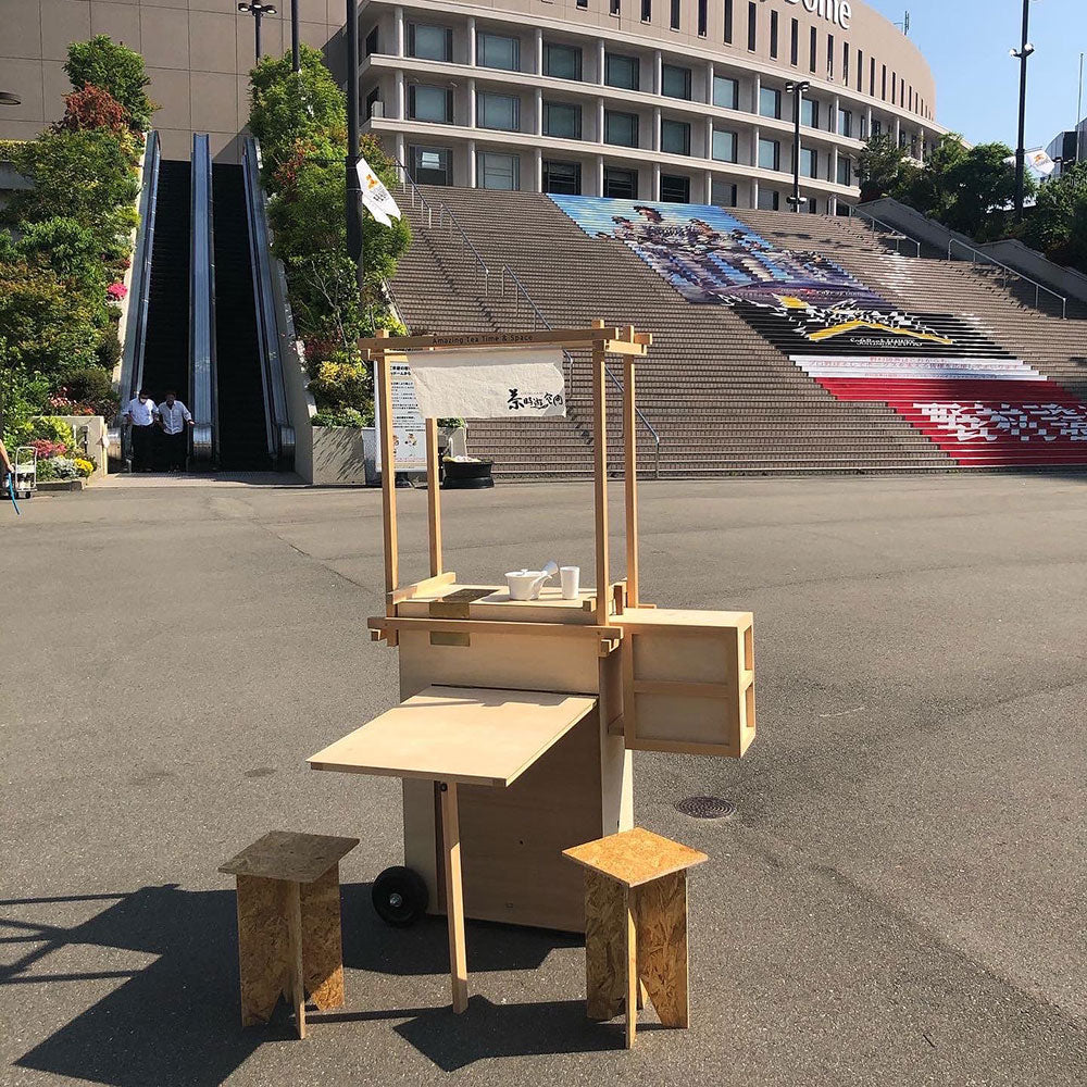 福岡PayPayドーム 移動式茶室