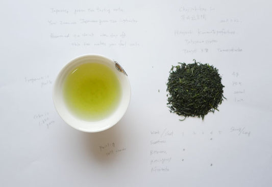 Japanese Tea Tasting Notes Tamaryokucha Tenyo Tateyamasyouten