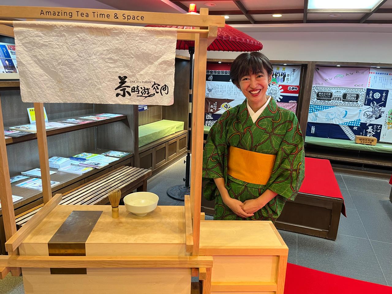 Casual Matcha Tea Ceremony in Hakata Old Town, Fukuoka