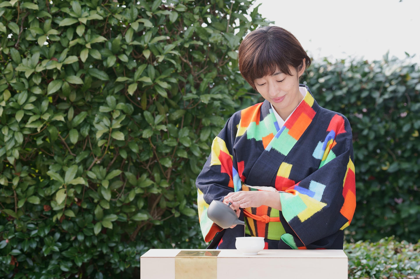 Japanese tea brewing experience in Hakata Old Town, Fukuoka