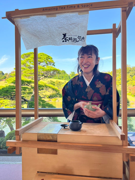 万博記念公園「もみじまつり」ケータリング茶会