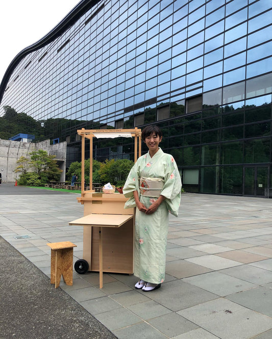 九州国立博物館　特別展「北斎展」日本茶ケータリング茶会　