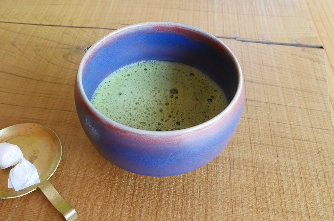 Matcha bowl Heki　抹茶碗 碧 and Matcha 50g